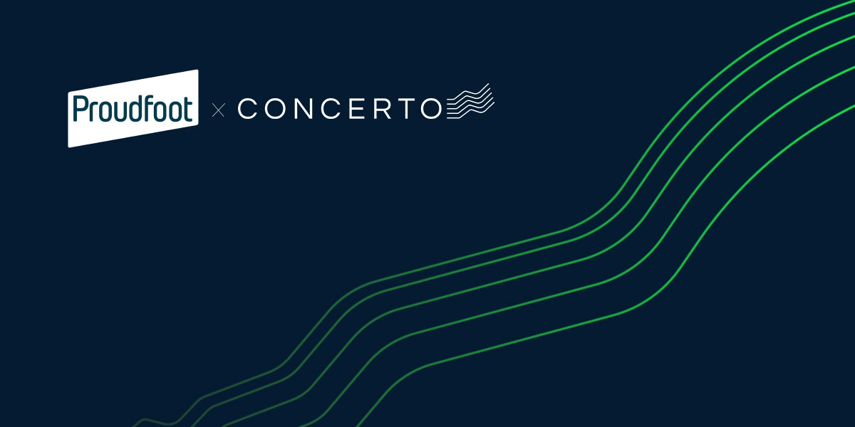 Strategic alliance with Concerto - Proudfoot